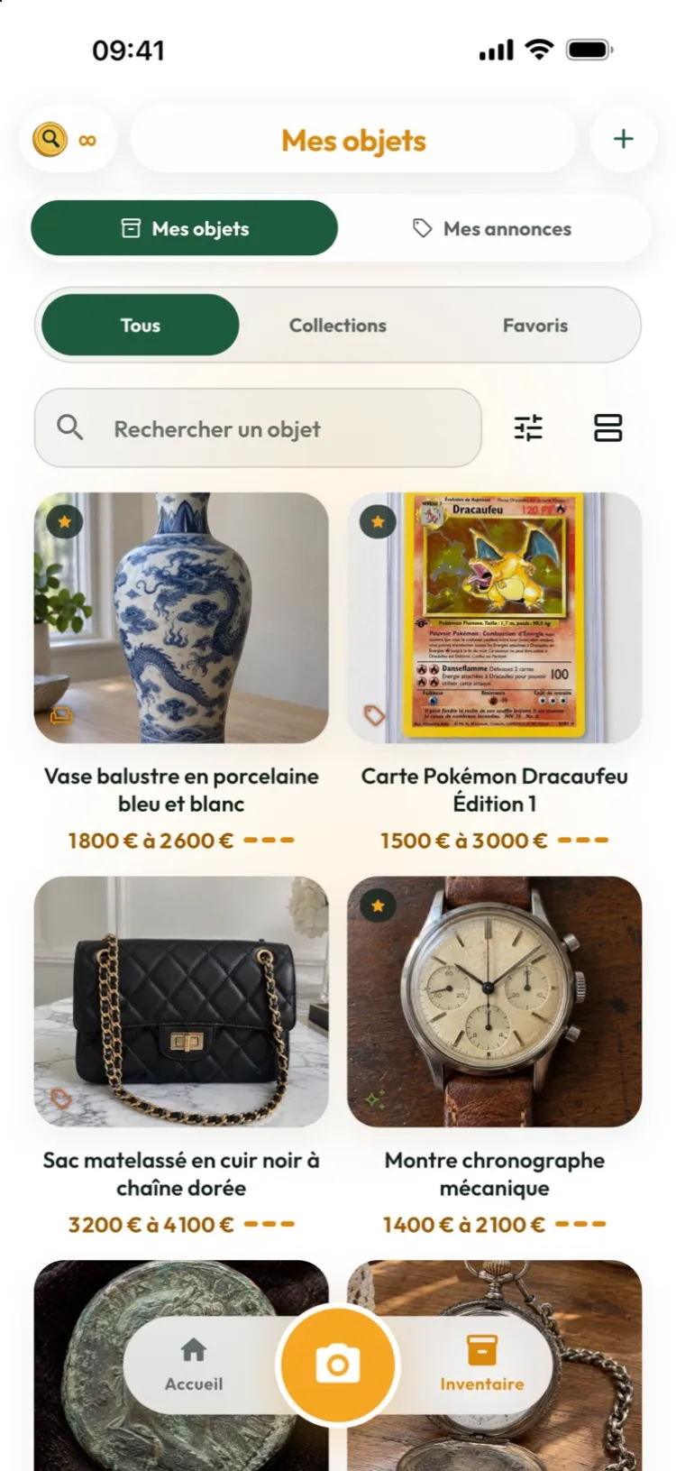 Vos objets