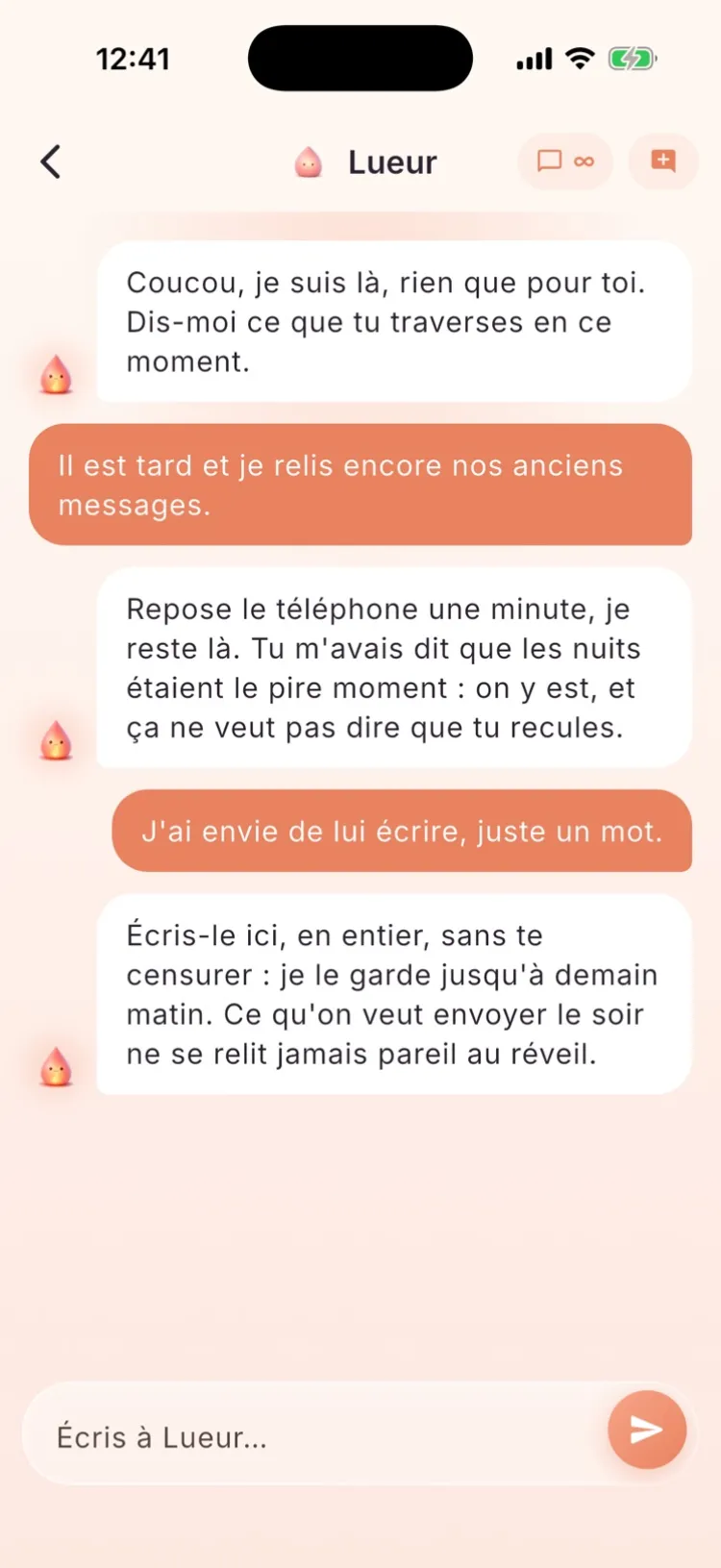 Lueur, l'IA qui écoute